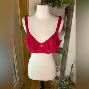 🌸Cacique Unlined Underwire Red Bra🌸